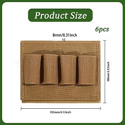 Taktische 4-Schuss-Schrotpatronentasche aus Nylon mit Klettverschluss&nbsp;FIND-WH0367-296B