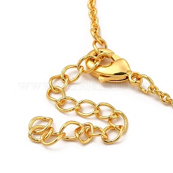 Ожерелья с подвесками в виде бабочек из латуни с микропаве из кубического циркония&nbsp;NJEW-H168-01G