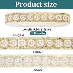 Vintage-Jacquard-Polyesterband&nbsp;OCOR-WH0101-259B