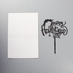 Decoración de tarjeta de inserción de pastel de halloween de acrílico&nbsp;DIY-H109-09