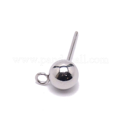 Perno per orecchini a sfera in acciaio inossidabile 304&nbsp;LS-FIND-SZC0006-01A-P
