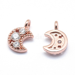 Латунь подвески&nbsp;ZIRC-J040-35RG-02-NR