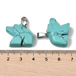 Synthetischen Türkis Anhänger&nbsp;G-B127-02P-07