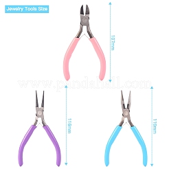 Set di pinze lucidate a tre colori&nbsp;TOOL-R124-03