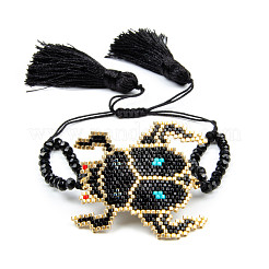 Стекло бисер ссылаются браслеты&nbsp;HN0636-3