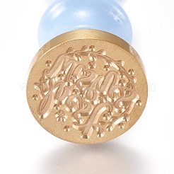 Siegelstempel aus Messingwachs&nbsp;AJEW-WH0113-41A