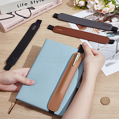 4 шт. 4-цветный чехол для ручки из искусственной кожи&nbsp;AJEW-PH0006-84A