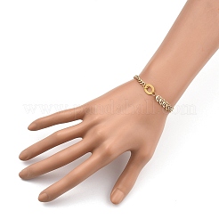 (vente d'usine de bijoux) Ensembles de bracelets à breloques en acier inoxydable 304&nbsp;BJEW-JB05387