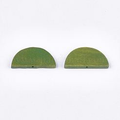 Cuentas de madera natural pintada&nbsp;WOOD-T021-05B-06