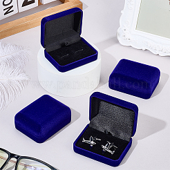 Scatole regalo in velluto per gemelli&nbsp;CON-WH0112-079B