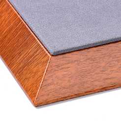 Vassoio di visualizzazione dei braccialetti dei gioielli di pesentation di legno di rettangolo&nbsp;ODIS-P008-17B