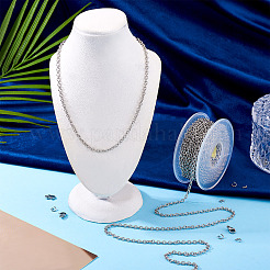 Комплекты ювелирных изделий из нержавеющей стали 304&nbsp;DIY-PJ0001-41C