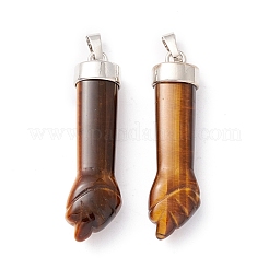 Природных тигровый глаз подвески&nbsp;G-K322-01E