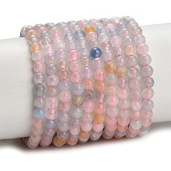 Chapelets de perles en morganite naturelle&nbsp;GG-G476-4mm-01