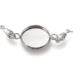Fabrication de bracelets en acier inoxydable 304 résistants au ternissement pour la Saint-Valentin&nbsp;STAS-L248-007P-B