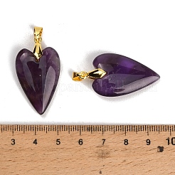 Natürlichen Amethyst Edelsteinanhänger&nbsp;X-G-E570-01G-05