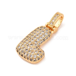 Ottone micro spianare pendenti zirconi&nbsp;KK-C076-29L-G01