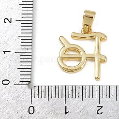 Латунные подвески&nbsp;LS-KK-Z123-22G-02