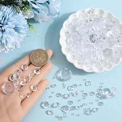 1100 шт. акриловые стразы с заостренной задней частью кабошоны&nbsp;GACR-SP0001-05A