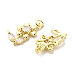Латунные микро проложить кубического циркония подвески&nbsp;KK-M324-15G