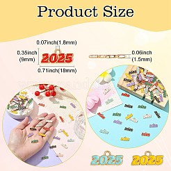 80шт 8 цвета сплава эмалевые подвески&nbsp;ENAM-CJ0006-86