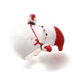 Perles européennes de Noël en laiton et émail&nbsp;KK-R212-15C-P