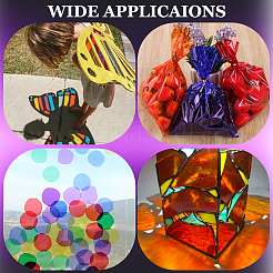 160 шт. 8 цвета квадратная упаковка для конфет из полипропилена&nbsp;DIY-WH20055-017B