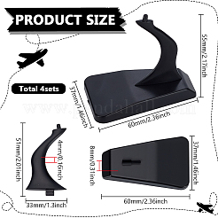 4 пакет пластиковых стендов для моделей самолетов&nbsp;ODIS-FG0002-07