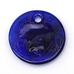 Handgefertigte Murano Anhänger bösen Blick&nbsp;LAMP-R134-40mm-01