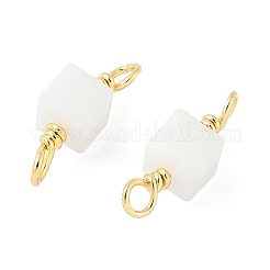 Стеклянные граненые кубические соединители подвески&nbsp;KK-C097-10G-04