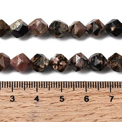 Природные родонит бисер нитей&nbsp;G-Z119-A19-02