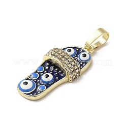 Латунные микро проложить кубического циркония подвески&nbsp;KK-E092-18G-05