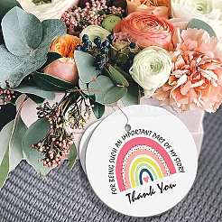 Подвесные украшения из печатного фарфора&nbsp;HJEW-WH0057-004