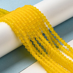 Имитировать нити бус из матового стекла из австрийского хрусталя&nbsp;EGLA-A039-T3mm-MD22