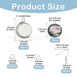 DIY baumeln Ohrring machen Kits&nbsp;FIND-YW0012-84