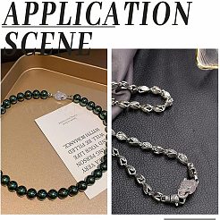 4 комплект 2-х цветных латунных застежек с микропаве из кубического циркония&nbsp;FIND-AR0004-96