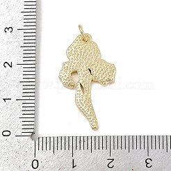 Латунь эмаль подвески&nbsp;KK-P323-02B-G