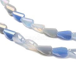 Стеклянные бусины с гальваническим покрытием &nbsp;EGLA-P065-01A-05