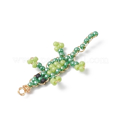 Подвески из стекла в виде крокодила&nbsp;PALLOY-MZ00992