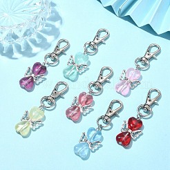 Ангел стеклянный кулон украшение&nbsp;HJEW-JM01188