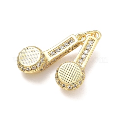 Латунные микро проложить кубического циркония подвески&nbsp;KK-P345-23G