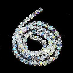 Гальванические стеклянные бусины&nbsp;EGLA-L018-B-AB05