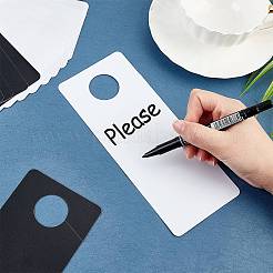 40 шт. 2-цветная матовая пластиковая бирка из ПВХ&nbsp;AJEW-GL0001-22