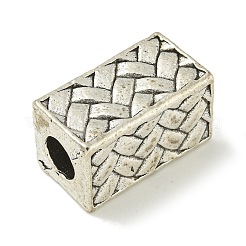 Tibetische Stil Legierung Großlochperlen&nbsp;FIND-U015-12AS-03