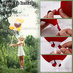 Набор из пластиковых шариков и колпачков&nbsp;DIY-WH20007-247