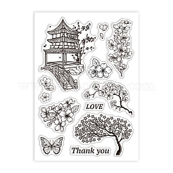 Timbri trasparenti in plastica pvc personalizzati&nbsp;DIY-WH0448-0228