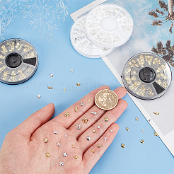 4 коробка 2 цвета 10 г железное украшение для ногтей&nbsp;MRMJ-OC0003-14