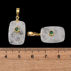 Naturquarz Kristall Anhänger&nbsp;G-P628-01G-10