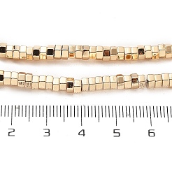 Гальванические нити из синтетических немагнитных гематитовых бусин&nbsp;G-M095-G01-02KCG