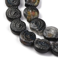 Стеклянные бусины с гальваническим покрытием &nbsp;EGLA-F164-HP02